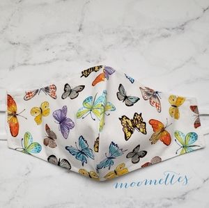 Butterfly Face Mask Adjustable Handmade USA